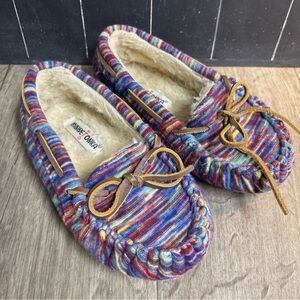 Minnetonka Multicolor Moccasin Slippers